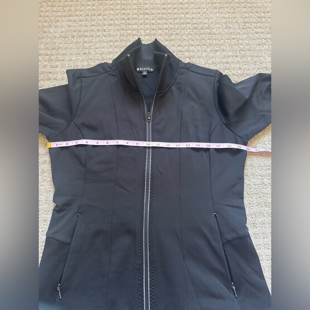 Athleta Ridge Jacket black full-zip size large - Picture 7 of 11